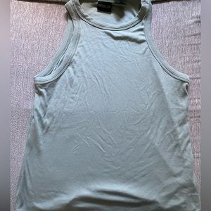 Green tank top from Rachel Zoe
